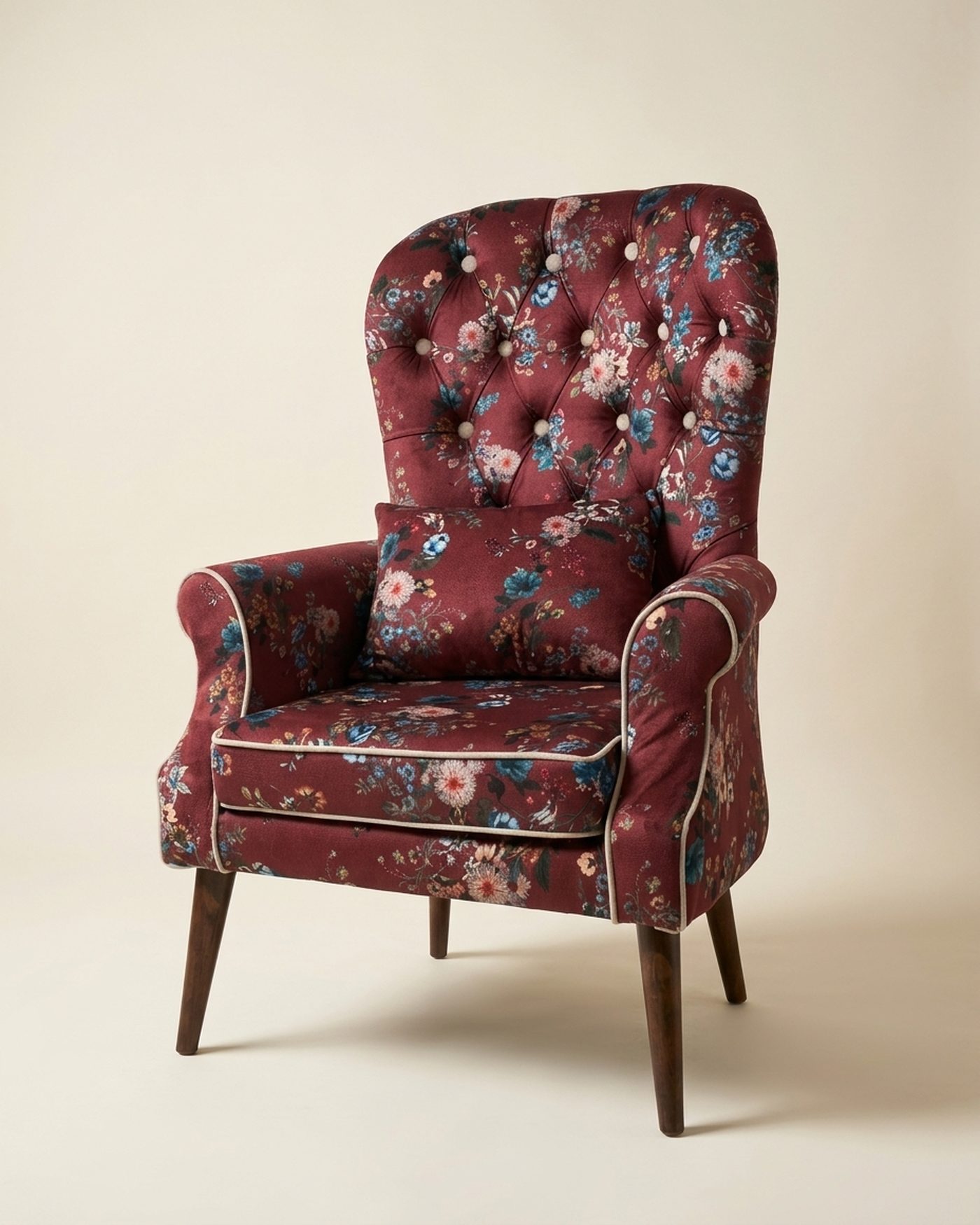 Rosa wingback chair, view 2