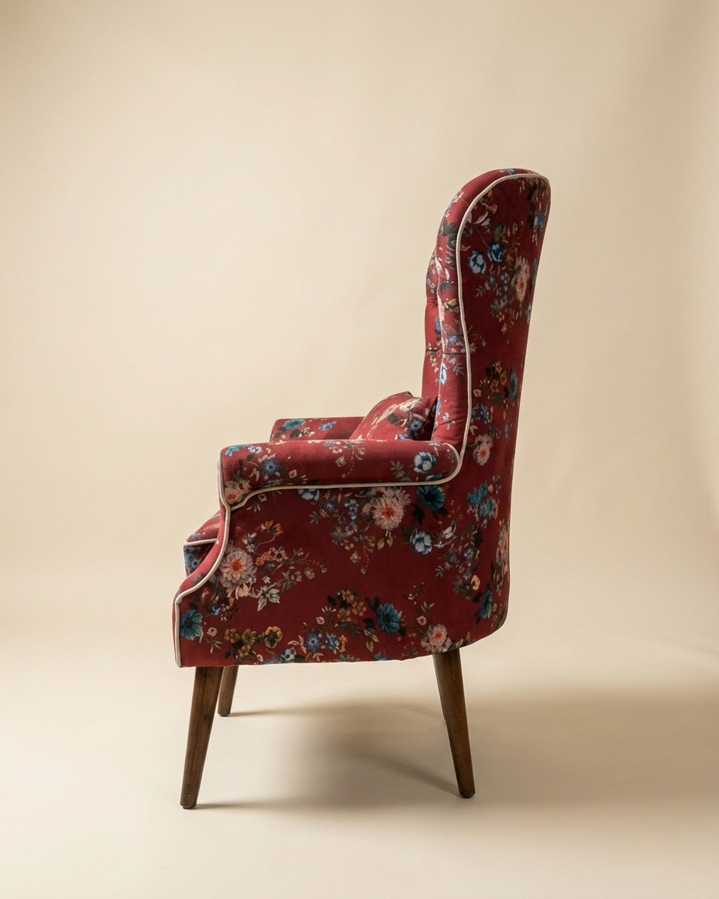 Rosa wingback chair, view 3