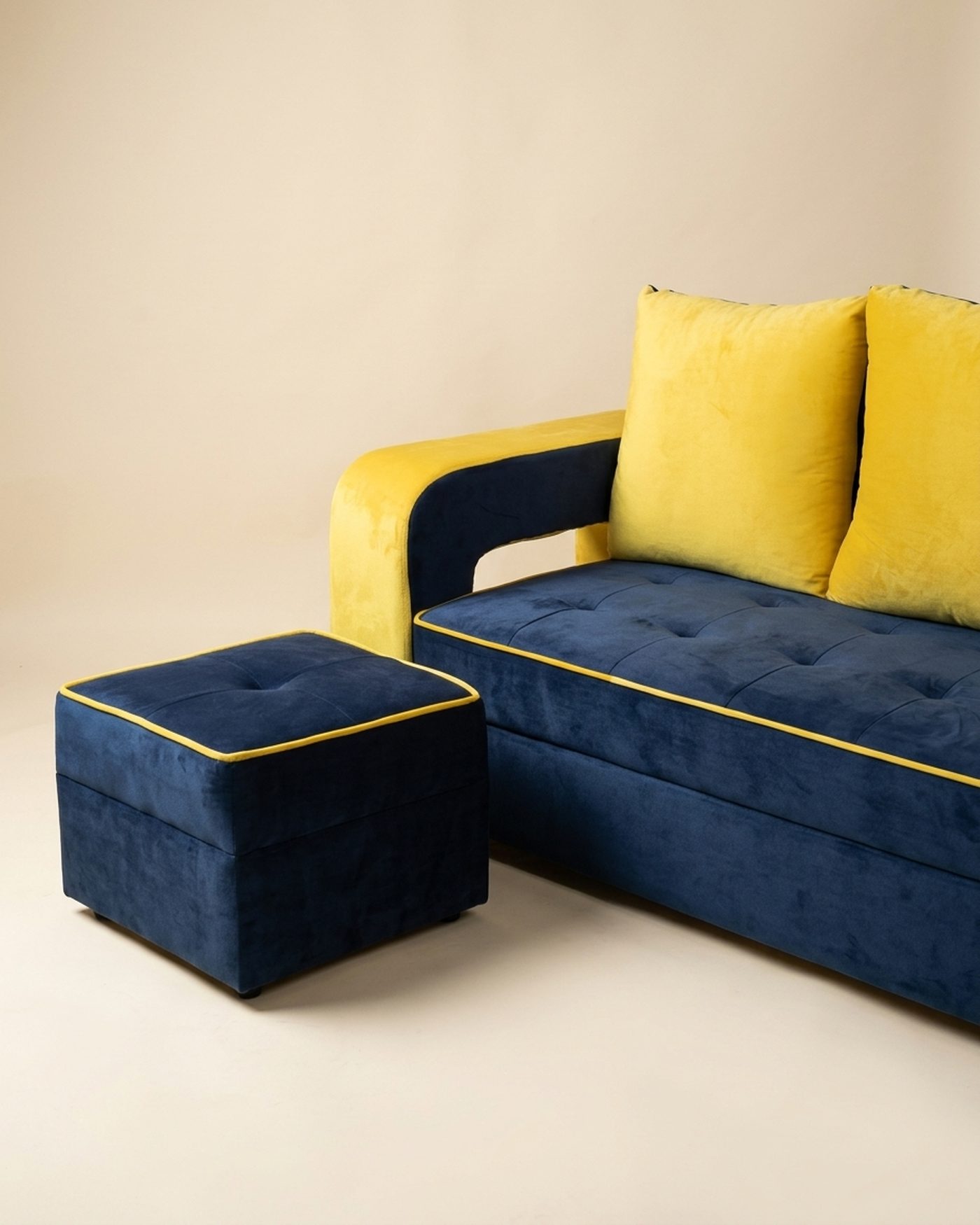 Royal sectional with ottomans, view 3