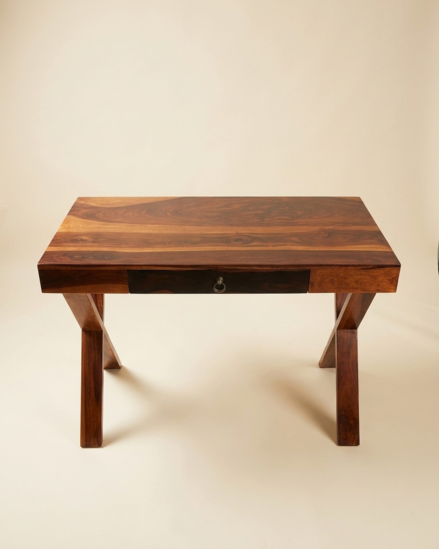 Scissor x-leg desk, view 3