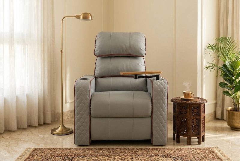 Cinema power recliner in a styled room